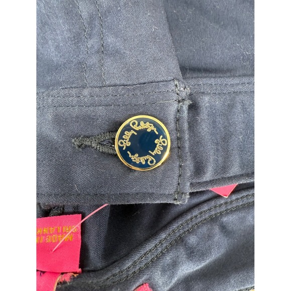 Lilly Pulitzer Worth Skinny Pants Midnight Navy Size 10 NWT Classic Preppy - Picture 9 of 11